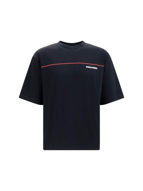 DSQUARED2 Dsquared2 Loose-fit Logo T-shirt Black Men