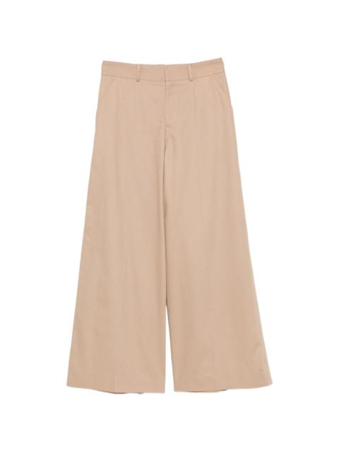 CELINE Celine Women Wide-Leg Cotton Trousers