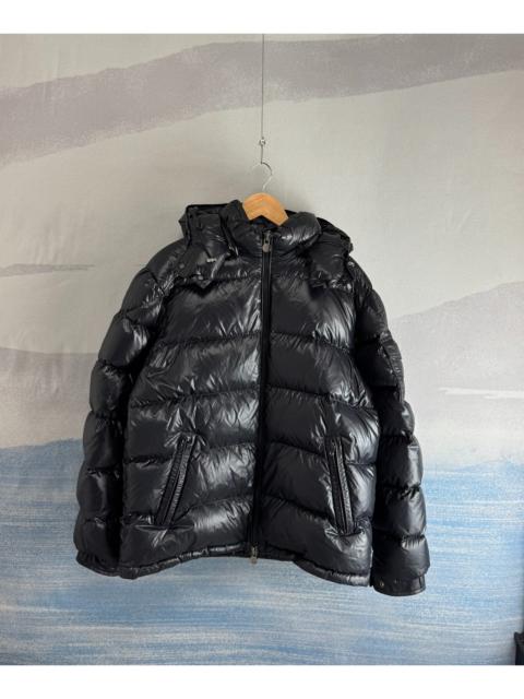 Moncler Moncler Maya Black Glossy Logo Down Jacket