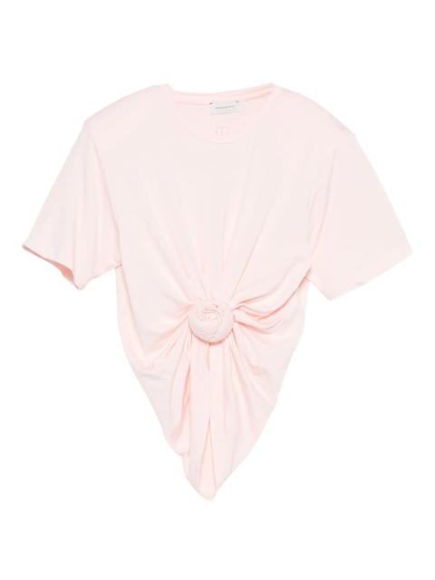 MAGDA BUTRYM knotted front T-shirt