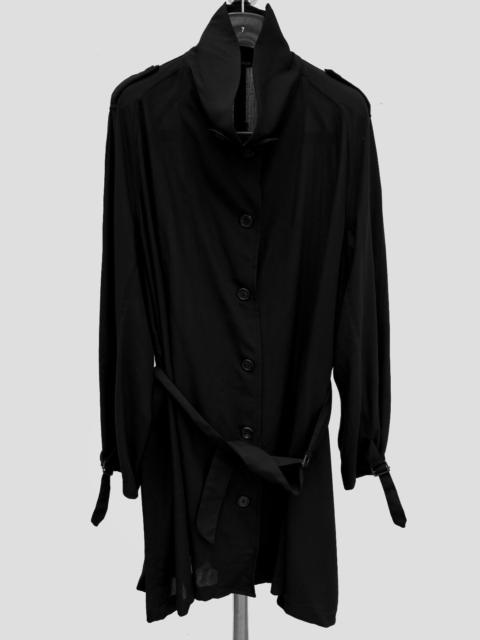 Ann Demeulemeester Ann Demeulemeester SS20 Wool Lace-Up Coat