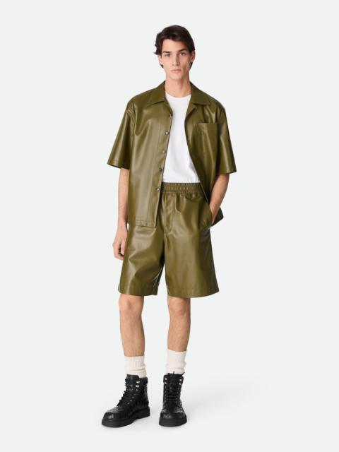Bottega Veneta Leather Nappa Shorts