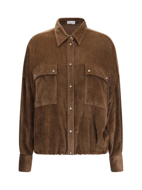 Brunello Cucinelli Brunello Cucinelli Corduroy Shirt Sigaro