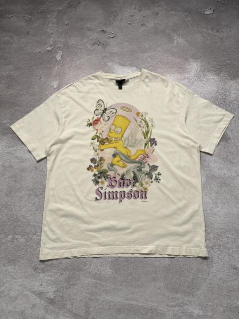 Other Designers Vintage - Rare Bart Simpson Cupid Crazy Print T Shirt Tee XL