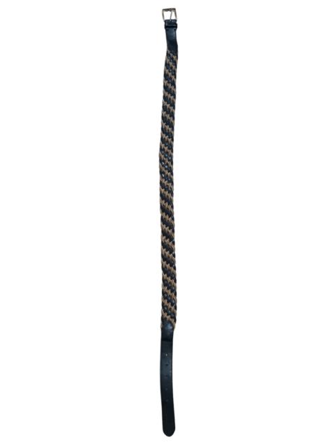 Other Designers Genuine Leather - CUSTOM HALF LEATHER BRAIDED BELT