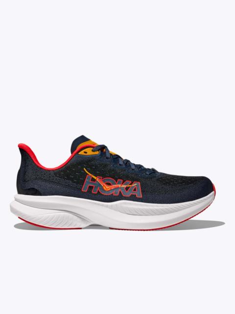 HOKA Men's Mach 6 Shoes in Varsity Navy/Nautical Dusk