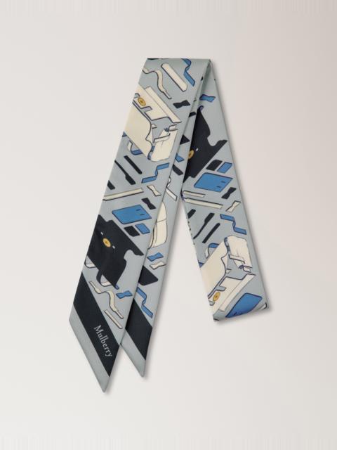 Mulberry Skinny Scarf - Bayswater Workshop
Light Grey Recycled Polyester