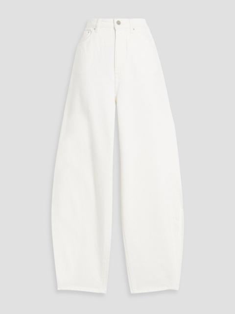 TOTEME High-rise barrel-leg jeans