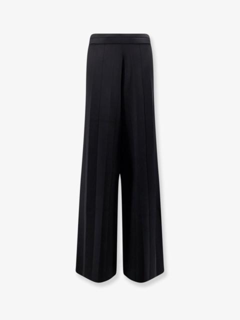 Max Mara Max Mara Lama Viscose Blend Trousers Black