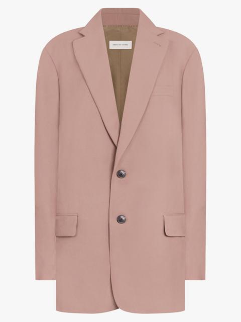Dries Van Noten BLUNT SINGLE BREASTED RELAXED JACKET | PEACH