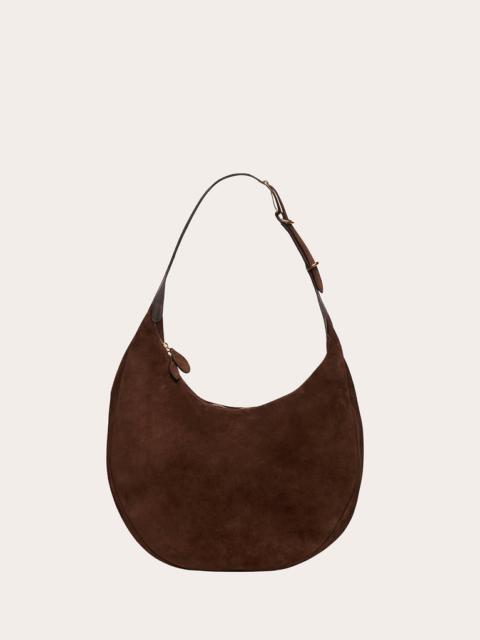 Liffner MOON HOBO DARK BROWN SUEDE