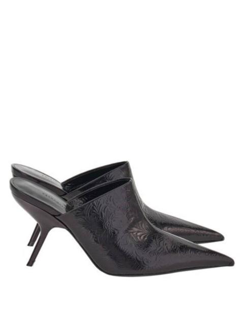 FERRAGAMO Ferragamo Elly 85 Embossed Leather Pumps, Size 7 C