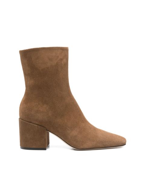 DEAR FRANCES 75mm Alma suede leather boot
