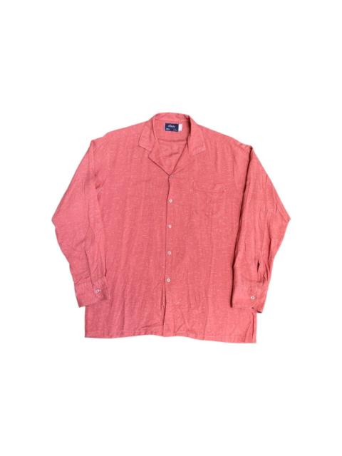 Other Designers Vintage 50s Rayon Gabardine Fleck Rockabilly Shirt