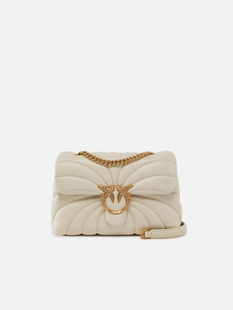 PINKO LOVE BAG PUFF LARGE BUTTERFLY QUILT CROSSBODY BAG