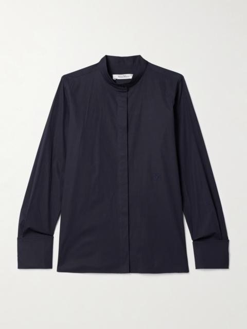 Max Mara Arduino Cotton-blend Poplin Shirt