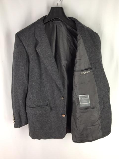 Other Designers Christian Dior Monsieur - CHRISTIAN DIOR WOOL COAT BLAZER JACKET CHARCOAL