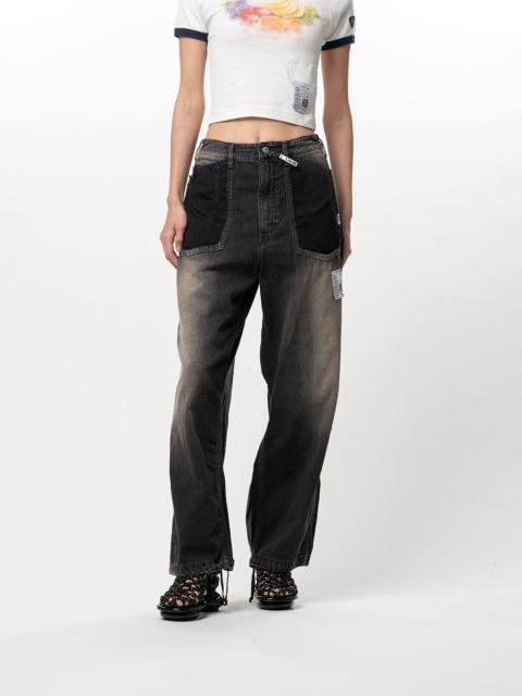 Maison MIHARAYASUHIRO Cut-Out Pocket Denim Pants