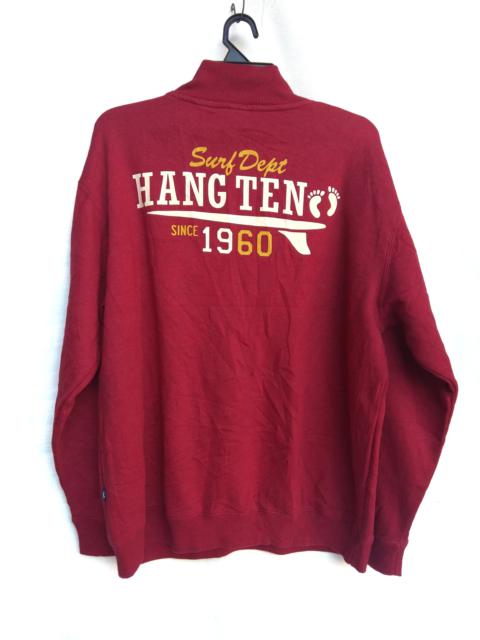Other Designers Hang Ten buttons sweatshirt spellout big logo's on back