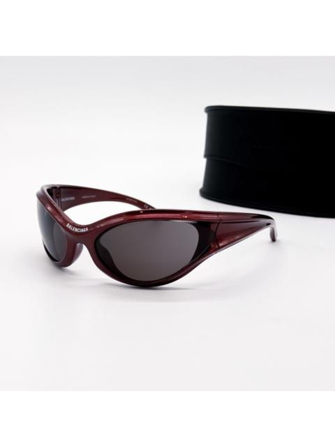 BALENCIAGA NEW BALENCIAGA BB0317S 002 SUNGLASSES BURGUNDY UNISEX