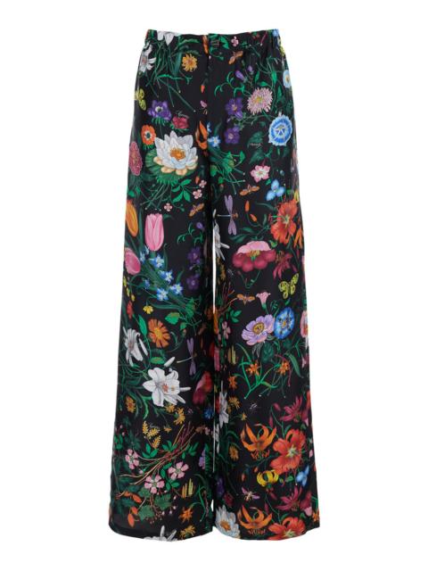GUCCI Gucci Women Flora Print Pajama Pants