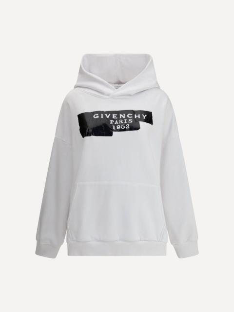 Givenchy Gauzy fabric Hoodie with givenchy tape