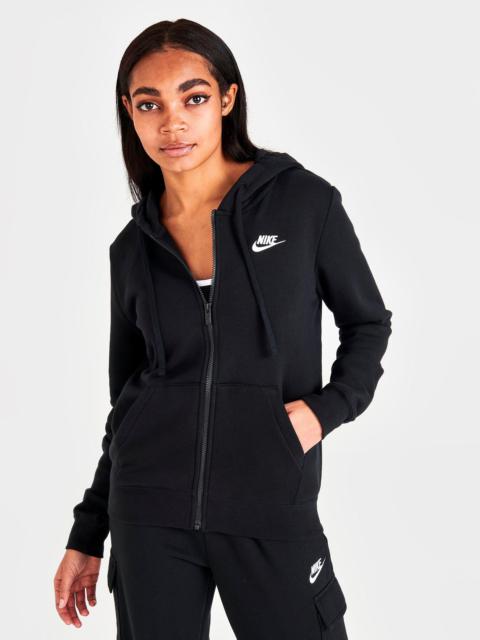 Nike WOMEN'S NIKE SPORTSWEAR CLUB FLEECE FULL-ZIP HOODIE