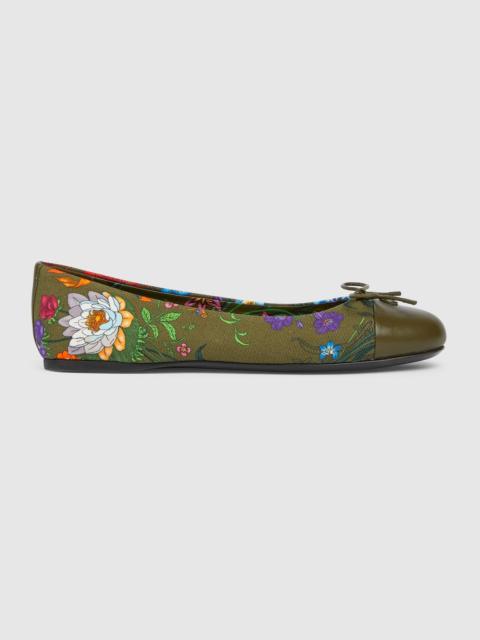 Women's printed ballet flat