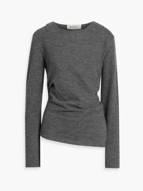 RÓHE Wool and cotton-blend top
