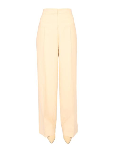 パンツ JIL SANDER Ivory Viscose Blend Pant Jil Sander Jil Sander Woman Ivory Viscose Blend Pant