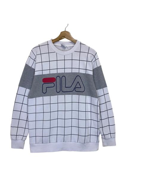 FILA Vintage Fila Big Logo Crewneck Sweatshirt Size M