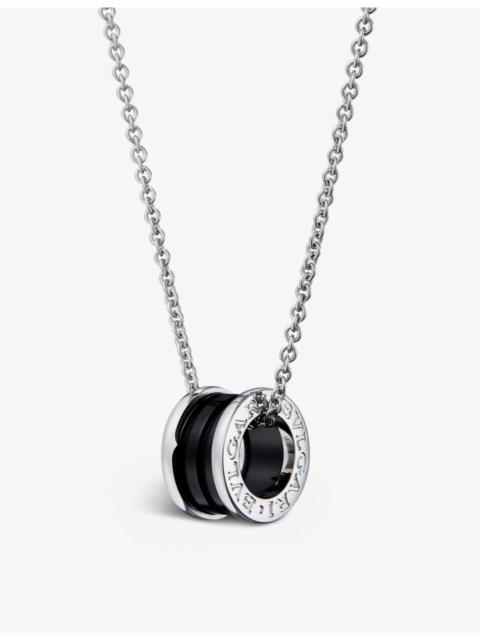 BVLGARI Save the Children black ceramic and sterling-silver pendant necklace
