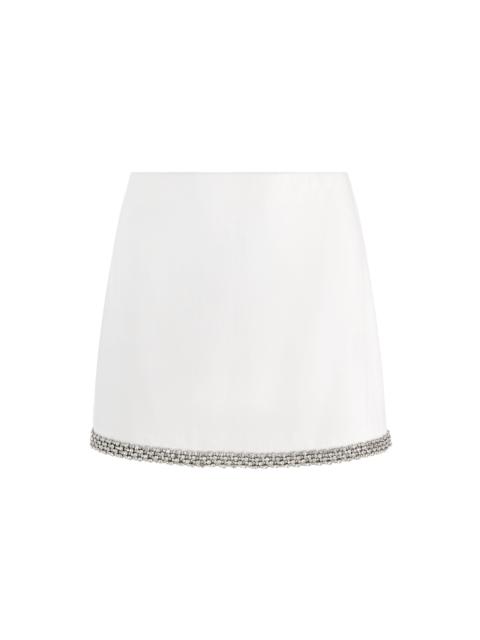 Alice + Olivia RUBI EMBELLISHED MINI SKIRT