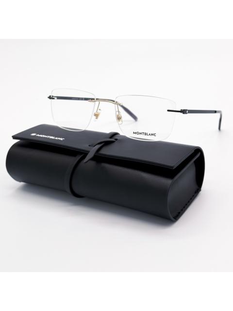 Montblanc NEW MONTBLANC EYEGLASSES MB0281O 006 BLACK MEN EYEWEAR