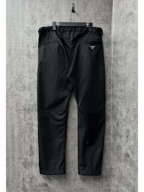 Prada Prada 25 Nylon Casual Trousers with Triangle Logo
