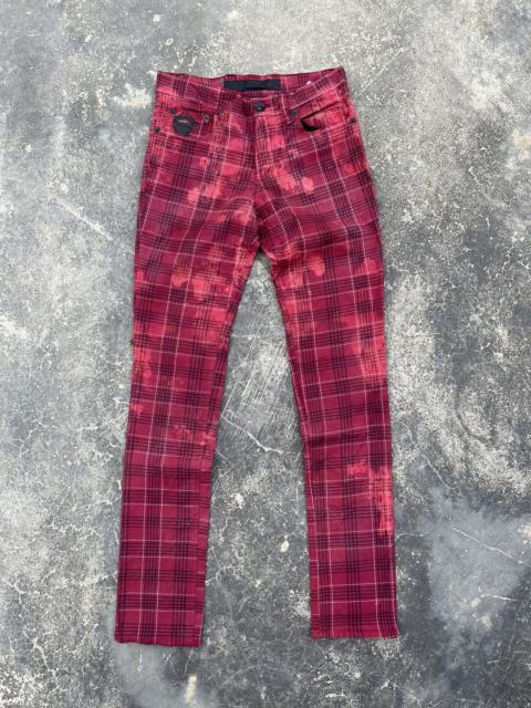 Other Designers Japanese Brand × Seditionaries - Steals🔥🔥Apestein Plaid skinny fit bondage punker pant