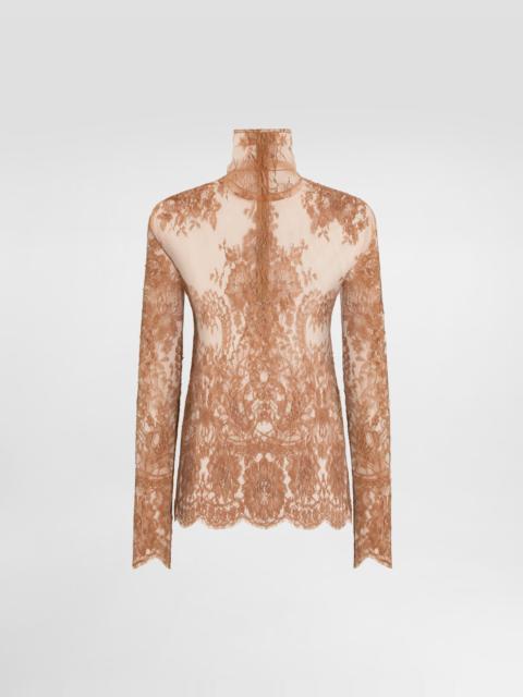 Dolce & Gabbana Chantilly lace blouse