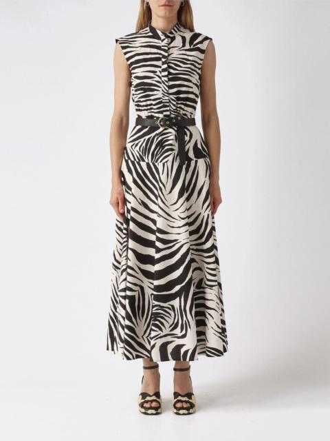 Max Mara Studio Max Mara Studio Women Polka Dot Poplin Midi Dress Max Mara Studio