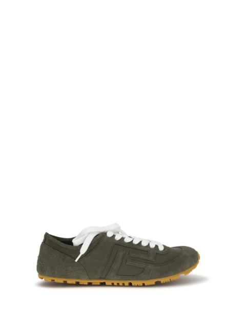 Balmain Balmain Men Racer 45-Nylon&Suede Leather