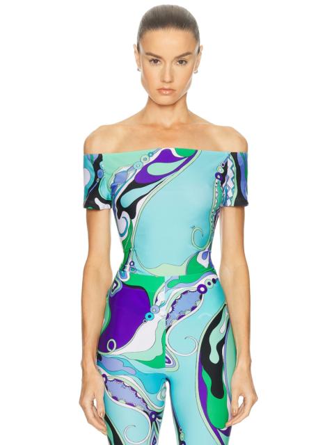 PUCCI Off The Shoulder Top