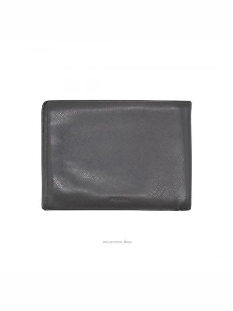 Prada Prada 8CC Bifold Wallet - Brown Saffiano Leather