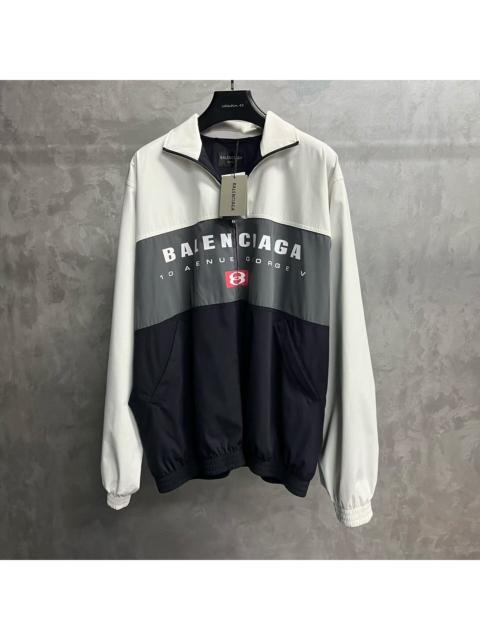 BALENCIAGA Balenciaga 2025 Color-block High-Neck Long-Sleeve Jacket