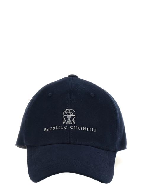 Brunello Cucinelli Logo embroidery cap