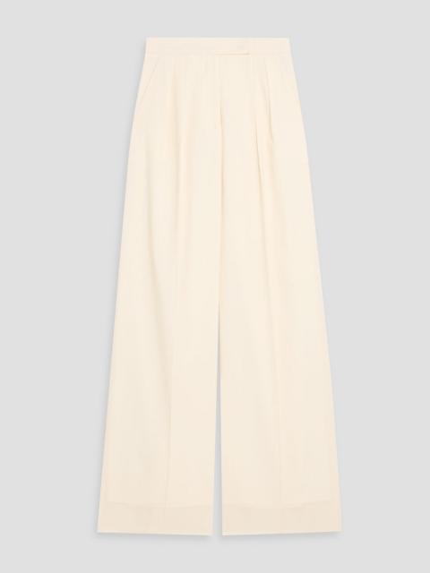 Max Mara Piombo wool-crepe wide-leg pants