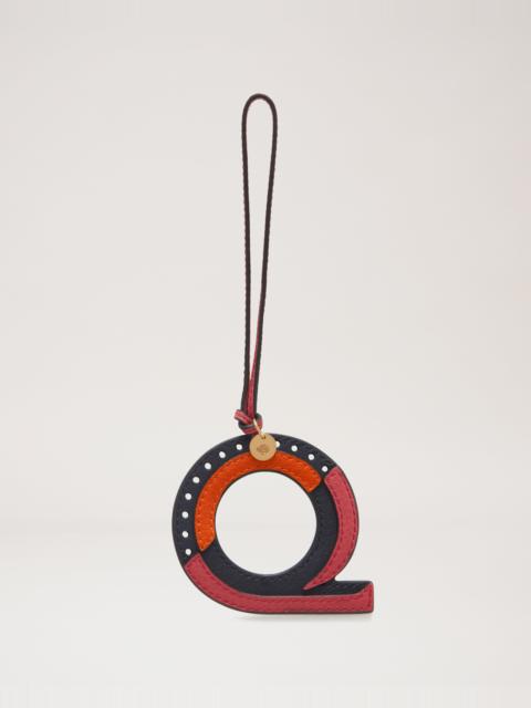 Mulberry Tri-Colour Leather Keyring - Q
Midnight Silky Calf
