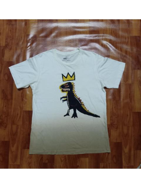 Other Designers Jean Michel basquiat dinosaur two tone