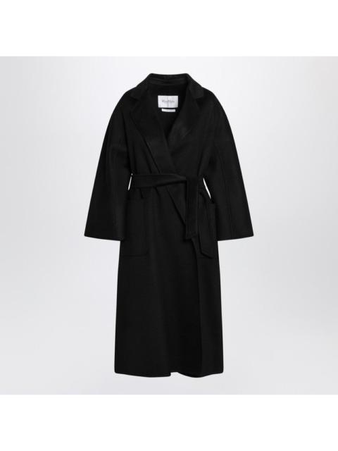 Max Mara Wrap Coat In Black Cashmere Women
