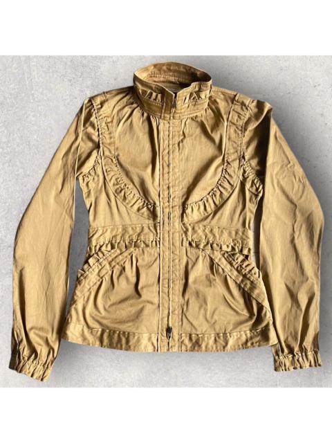 TOM FORD 2004 Ruffle Stretch Cotton Jacket