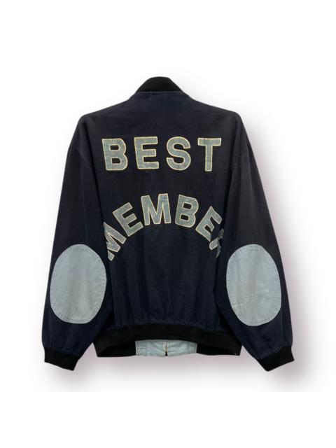 Other Designers Vintage - 🔥 Japanese Custom Faded Best Member Bomber Jacket