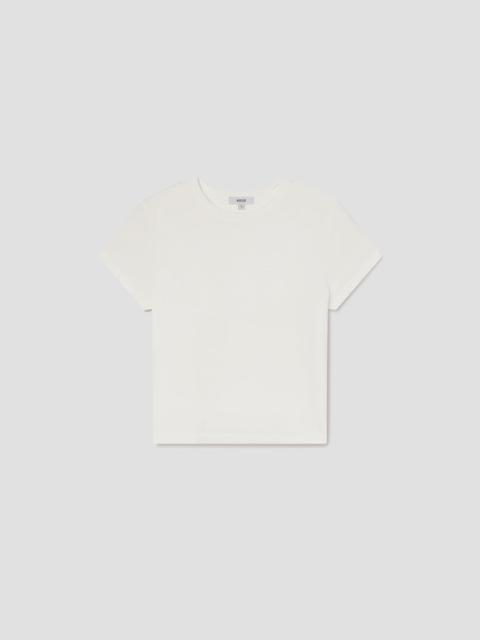 AGOLDE LONG LINE ADINE TEE IN BLONDE